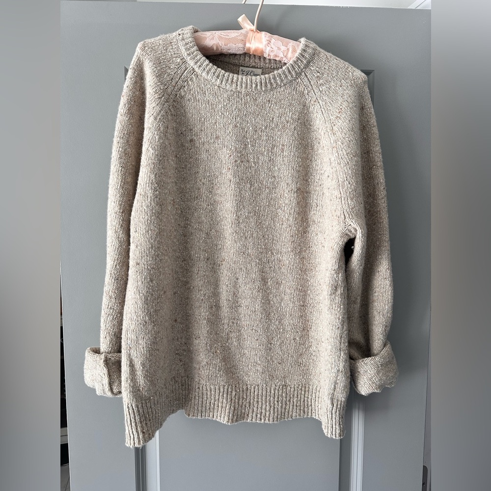 J. Crew Classic Cream Sweater